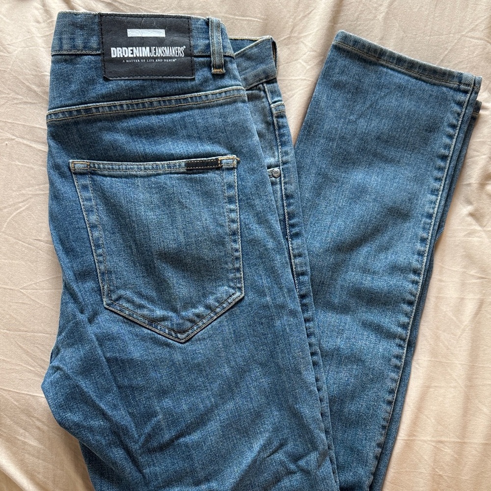 Dr. Denim Slim Jeans in Medium Blue Wash